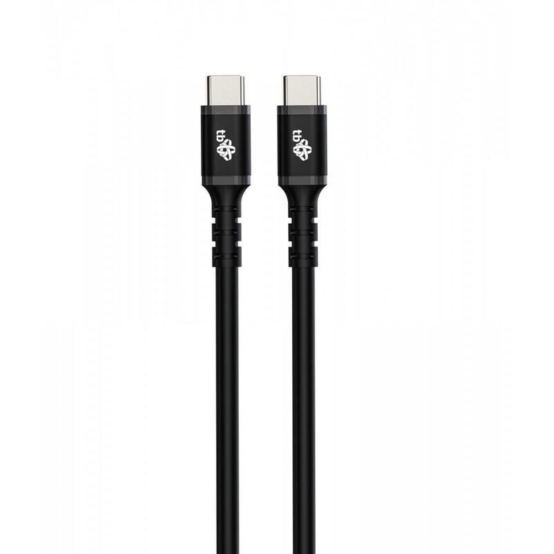Cable Usb C - Usb C 3m De Silicona Negro 2.0