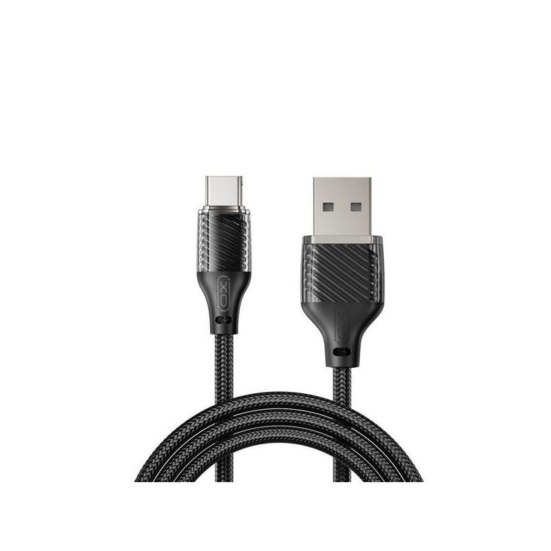 Xo Nb291 Cable Usb-A Macho A Usb-C - Carga Y Transmision De Datos Alta Velocidad - 6a - 1m - Negro