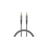 Cable Xo Nbr279c  Audio Jack 3.5mm Macho A Jack 3.5mm Macho - 1m - Trenzado - Negro