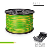 Cablecillo H07z1-K 2,50 Mm² Bicolor, 400 M. ( Bobina Mediana )
