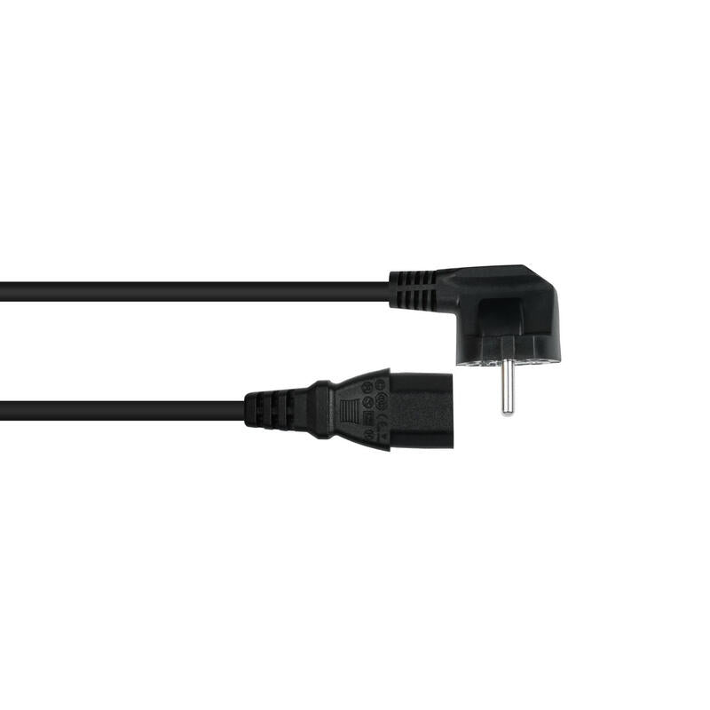 Cablemeimer Kaltgeräteverläng. Mecker C14 C13 Negro 1m