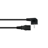 Cablemeimer Kaltgeräteverläng. Mecker C14 C13 Negro 1m