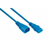 Cablemeimer Kaltgeräteverlängerung C14 An C14 Azul 2m