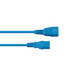 Cablemeimer Kaltgeräteverlängerung C14 An C14 Azul 2m