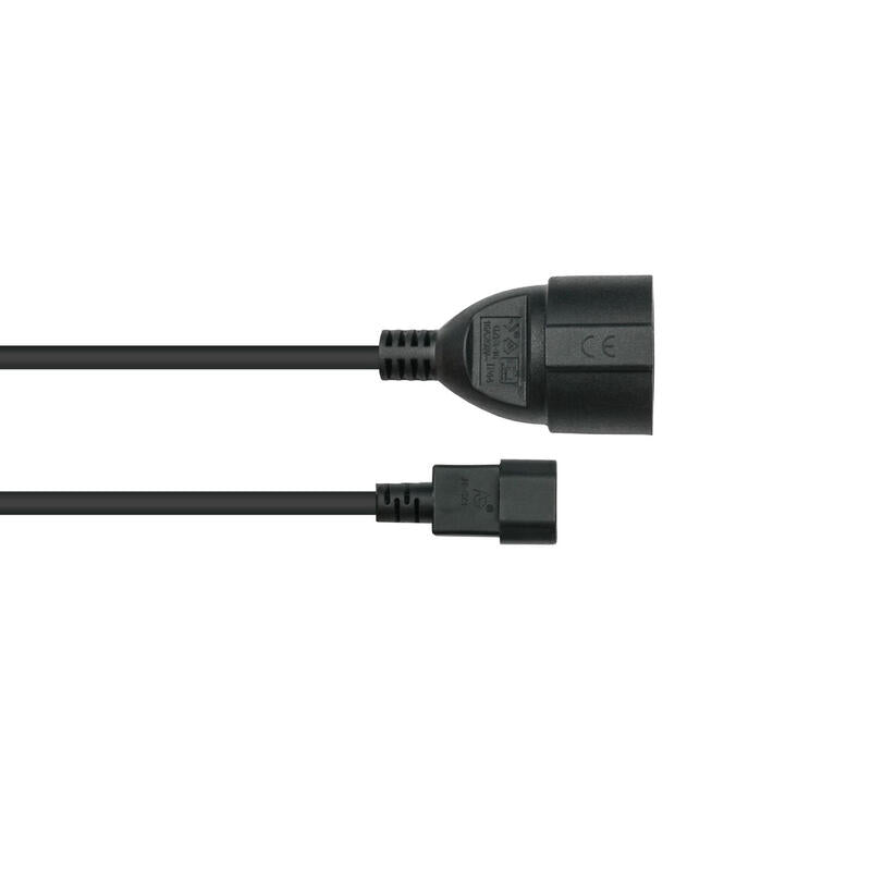 Cablemeimer Netzcable C14 Schutzkontakt-Hchse Negro 0,5m
