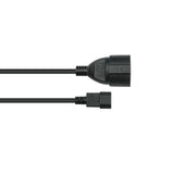 Cablemeimer Netzcable C14 Schutzkontakt-Hchse Negro 0,5m