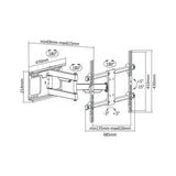 Cabletech Für 37-70" Zoll Qled Oled Led Lcd Plasma