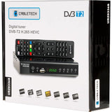 Cabletech Urz0336b Sintonizador Tdt Dvb-T2 H.265 Hevc