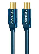 EAN 4040849704024 - ClickTronic 3m Antenna Cable cable coaxial Coax M Coax FM Azul imagen 1