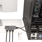 EAN 0065030897631 - StarTech.com MST14DP123HD adaptador de cable de vídeo 0,3 m 3 x HDMI Gris imagen 6