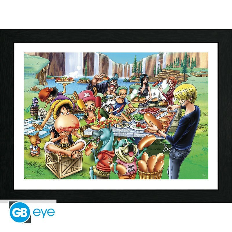 Impresion Ilustracion Gb Eye One Piece Hot Dog Party
