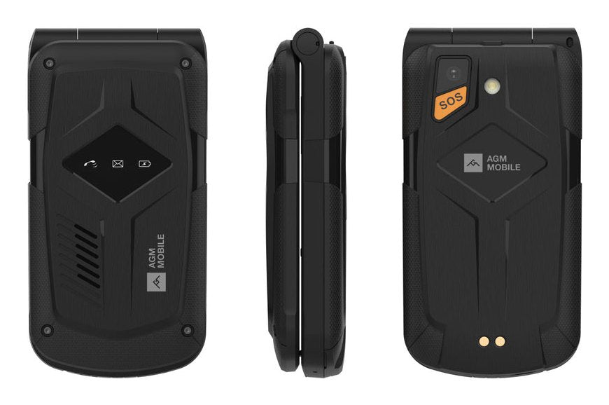 Móvil Agm M10 Flip 4g Black Rugerizado 2.4"