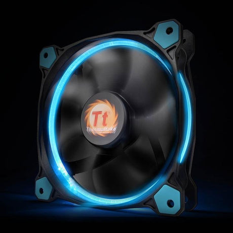 EAN 4717964400710 - Thermaltake Riing 12 Carcasa del ordenador Ventilador 12 cm Negro, Azul imagen 2
