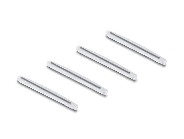 Delock 88097 Caja De Conexión De Fibra Óptica Para Carril Din Con Soporte De Empalme Y 4 X Acoplador Sc Simplex