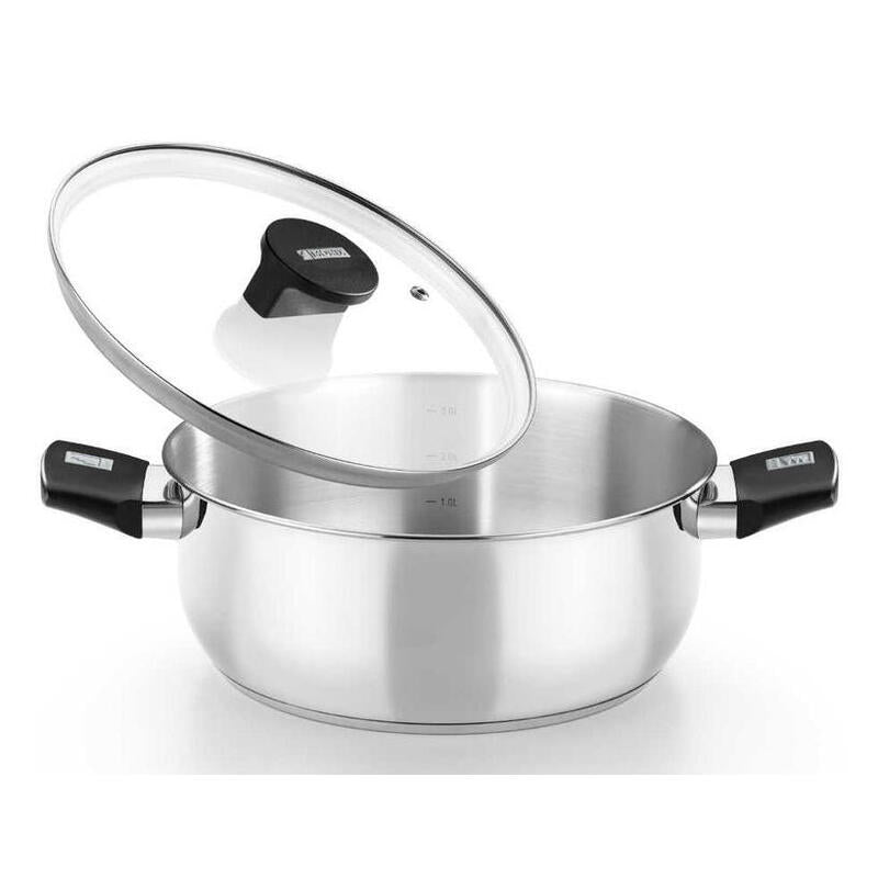 Cacerola Monix Elite M240320 Ø20cm Aluminio Fundido Apta Para Inducción