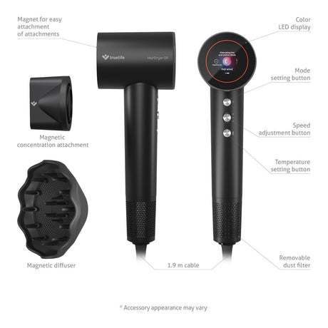 EAN 8595724900382 - TrueLife HairDryer D9 secador 1600 W Negro imagen 14