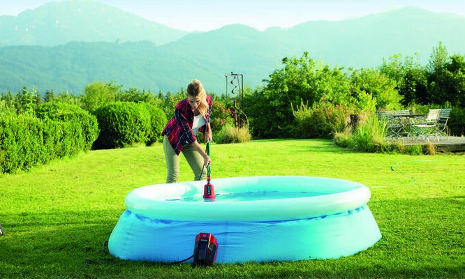 Einhell Bomba De Agua Limpia Inalámbrica Ge-Sp 18 Li - Solo, Sumergible / Bomba De Presión 4181500