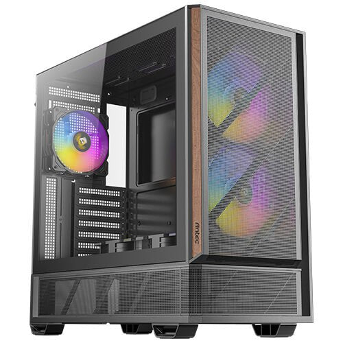Caja  Pc  Antec P30 Argb Mid-Tower Atx 2xvent 140mm + 3xvent 120mm Pwm Negra