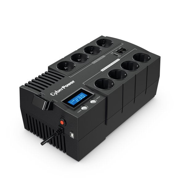 Sai Línea Interactiva Cyberpower Br1200elcd 1200va-720w 8 Salidas Formato Bloque