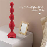 Cadena Anal Con Vibración Base De Rosa