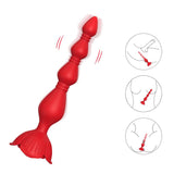 Cadena Anal Con Vibración Base De Rosa