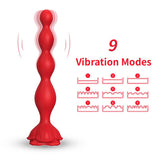 Cadena Anal Con Vibración Base De Rosa