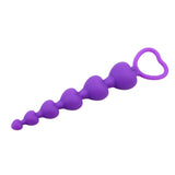 Cadena Anal Heart Booty Beads