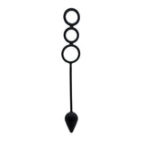 Cadena Anal Rimba Latex Play  Color Negro Talla (Interno):S/M
