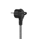 Cable De Alimentacion Verl.Cee 7/7 A Cee 7/3, 3m, Textilkabel