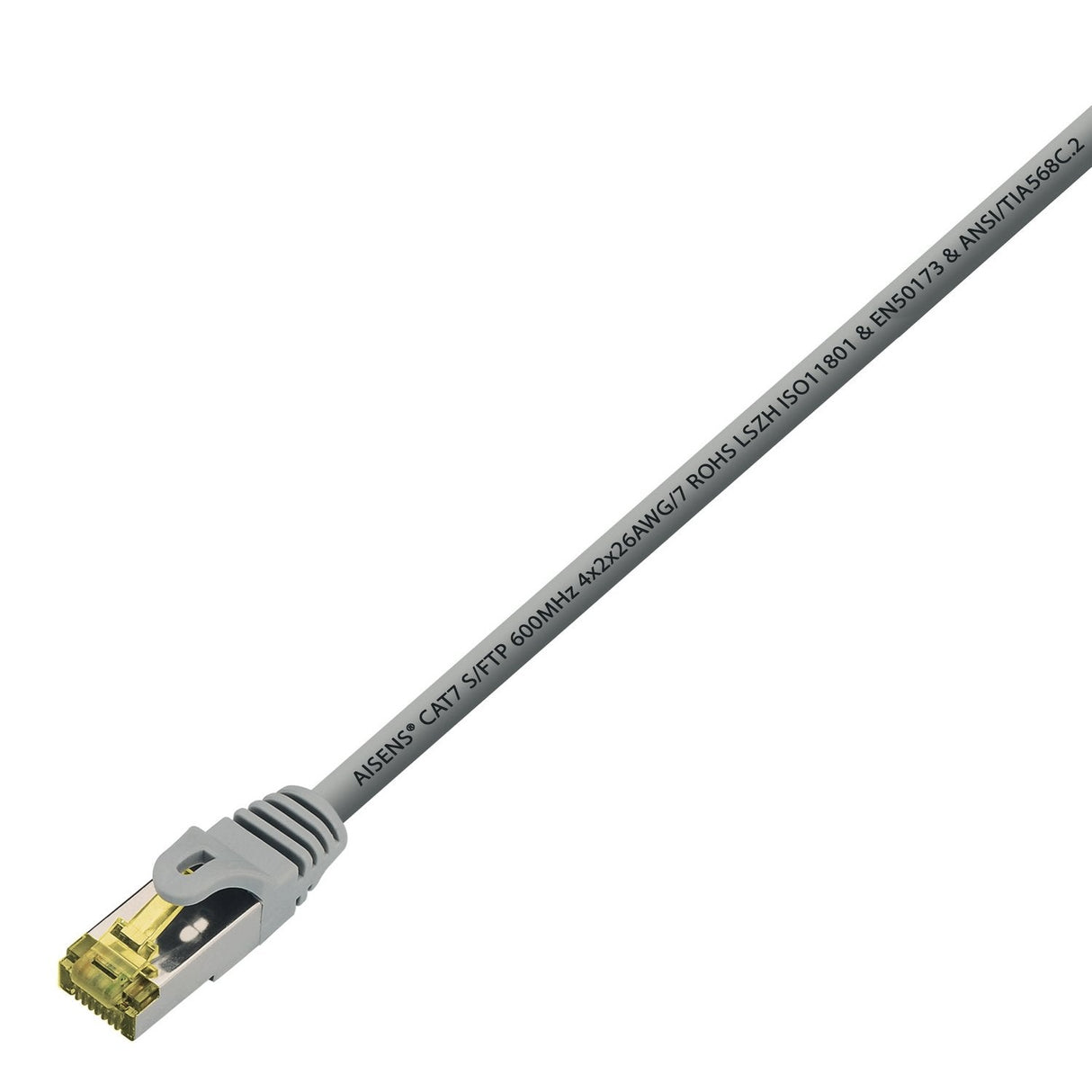 Aisens Cable De Red Rj45 Lszh Cat.7 600 Mhz S/Ftp Pimf Awg26 - 10m - Gris