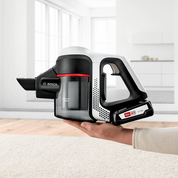 Aspiradora Bosch Serie 6 Bcs61113 Escoba Eléctrica Aspiradora Escoba 2 En 1 Batería Secar Sin Bolsa Blanco