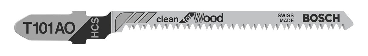 Bosch Professional Hoja De Sierra De Calar T 101ao Clean Para Madera, 83mm 3 Piezas 2608630559