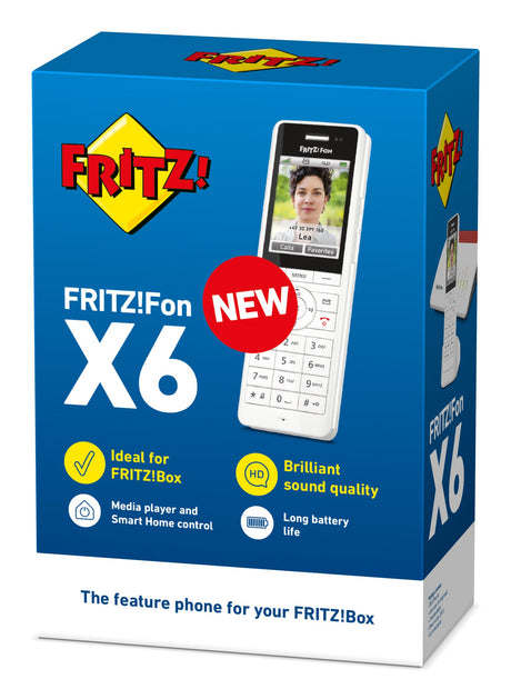 EAN 4023125030109 - Fon X6 Teléfono DECT Identificador de llamadas Blanco imagen 5