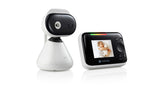 Monitor Para Bebés Con Video Motorola Pip1200 2.8", Blanco Negro