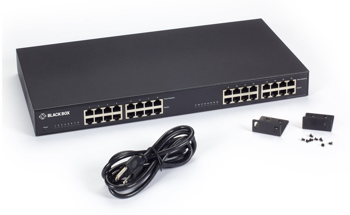 EAN 0822088135005 - Black Box LPJ016A-T-R2 adaptador e inyector de PoE Gigabit Ethernet imagen 2