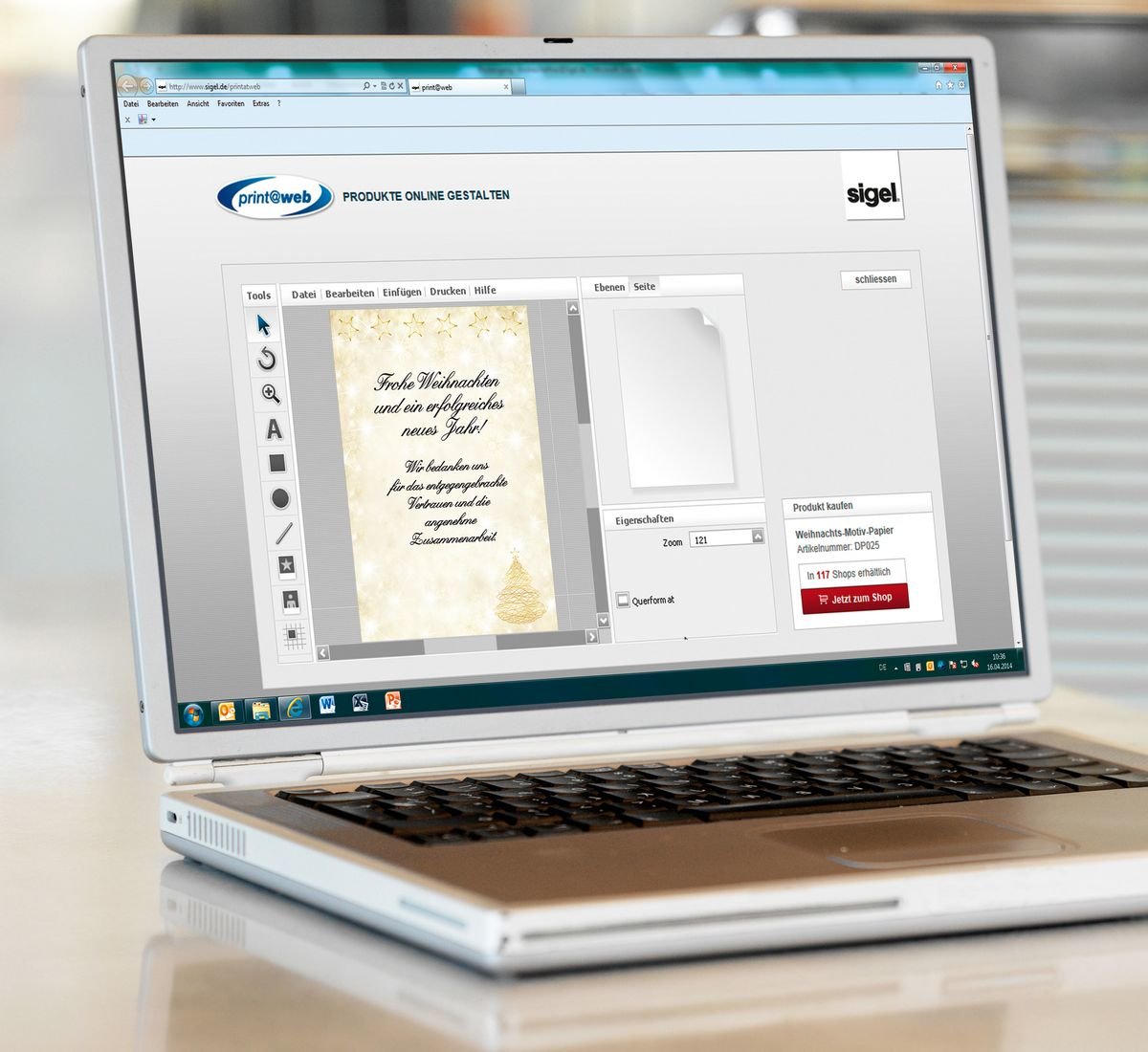 Sigel Weihnachtsbriefpapier Din A4 90 G M²