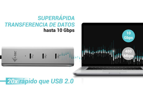 EAN 8595611707346 - i-tec Metal C31HUBMETAL8KPDPRO hub de interfaz USB Tipo C 10000 Mbit/s Plata imagen 17