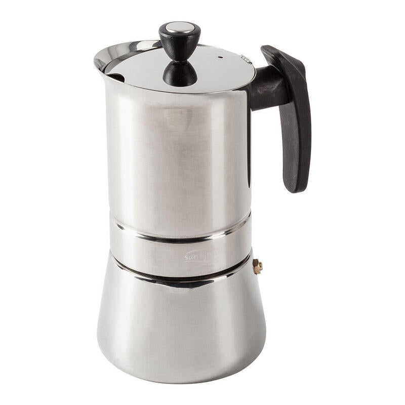 Cafetera 4 Tazas Acero Inox Moods Sg-3593 San Ignacio
