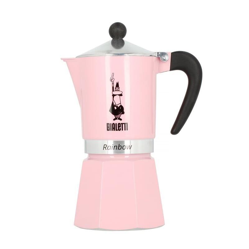 Bialetti Espressokocher Primavera Rainbow 6 Tassen Rosa