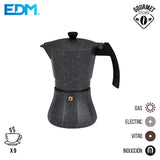 Cafetera De Aluminio 9 Tazas Para Induccion. Edm