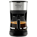 Cafetera De Goteo Orbegozo Cg 4506 6 Tazas Negra Y Plata