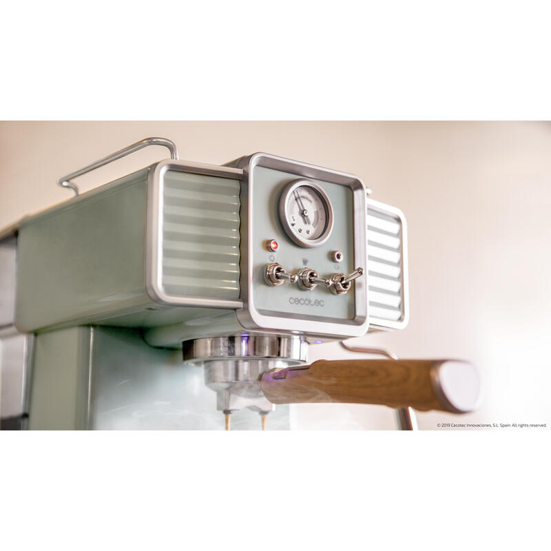 Cafetera Expreso Cecotec Power Espresso 20 Tradizionale Vintage 1350w 20 Bares