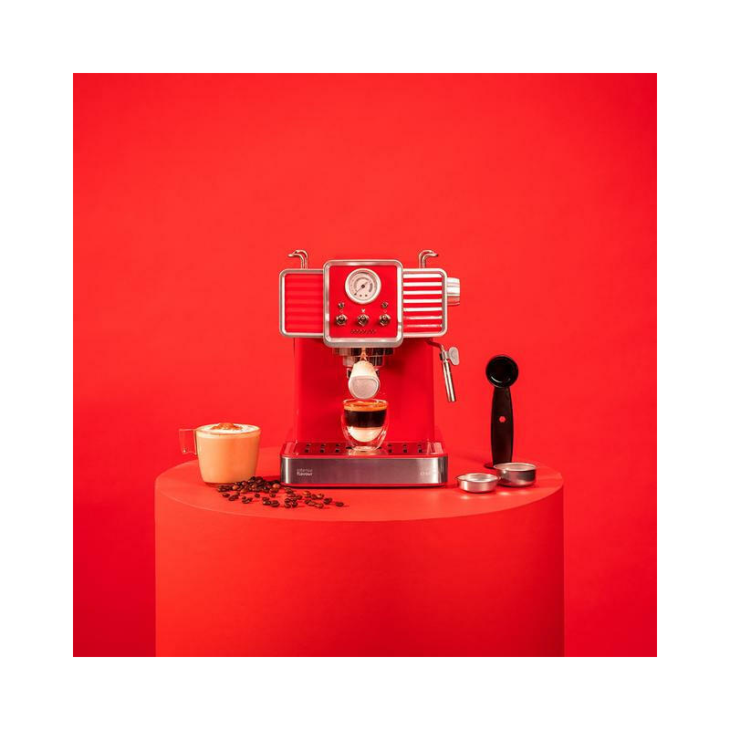 Cafetera Power Espresso 20 Tradizionale Light Red