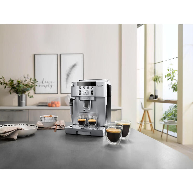 Cafetera Superautomática Delonghi Ecam250.31.Sb Magnifica Smart Plata/Negro