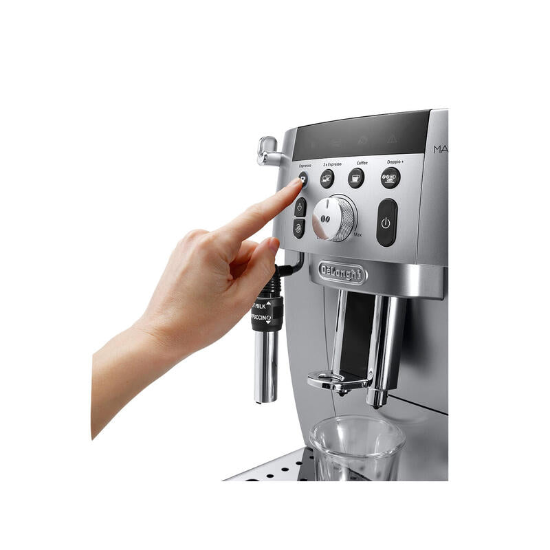 Cafetera Superautomática Delonghi Ecam250.31.Sb Magnifica Smart Plata/Negro