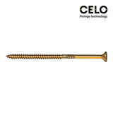 Caja 100 Unid. Tornillo Madera Avellanado Pz R/Parc Din/Ref Vloxp Ø6x120mm Bicromatado Celo