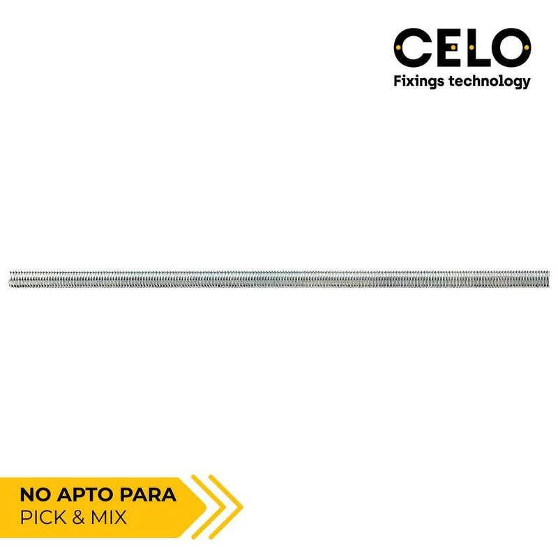 Caja 100 Unid. Varilla Roscada M6x1000mm Din/Ref 975 Zincado Celo