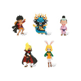 Caja 12 Figuras World Collectable Wanokuni Onigashima 3 One Piece 7cm Surtido