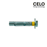 Caja 15 Uds. Anclaje Dynabolt Tornillo M8 Ø10x80mm Zincado Celo