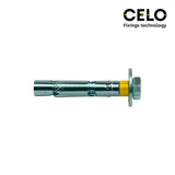 Caja 15 Uds. Anclaje Dynabolt Tornillo M8 Ø10x80mm Zincado Celo